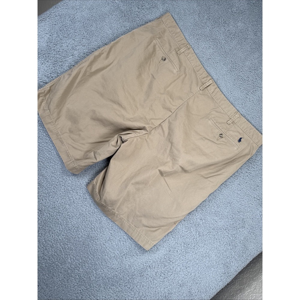 Polo Ralph Lauren Shorts Mens 48B (fit 50) ‎ Classic Fit Flat Front Chino Pony